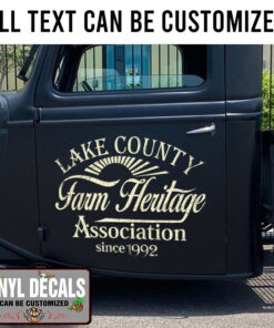 Personalized Farm Heritage Association Sticker 11341