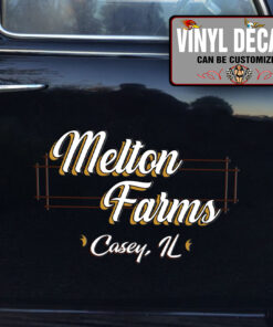 Personalized Farm Lettering Hand Paint Vinyl Sticker 10830