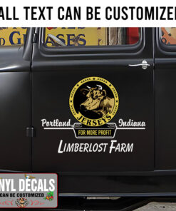 Personalized Farm Lettering Sticker 11311