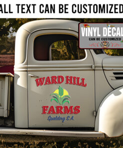 Personalized Farm Lettering Sticker 11698