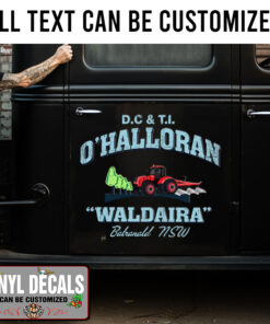 Personalized Farm Lettering Sticker 11700