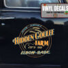 Personalized Farm Lettering Sticker 11913