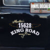 Personalized Piston And Wings Sticker 11875