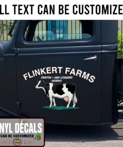 Personalized Farm Lettering Vinyl Sticker 10858