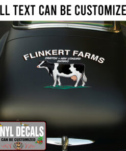 Personalized Farm Lettering Vinyl Sticker 10858