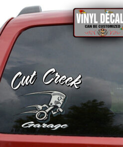 Personalized Piston Lettering Sticker 11483