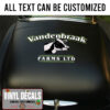 Personalized Farm Lettering Vinyl Sticker 10885