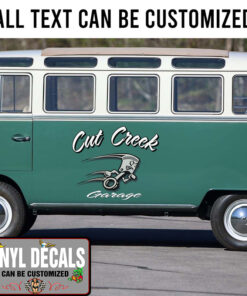 Personalized Piston Lettering Sticker 11483