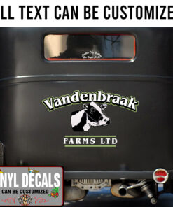 Personalized Farm Lettering Vinyl Sticker 10885