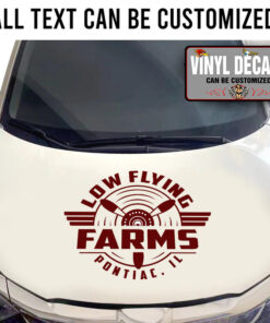 Personalized Farm Truck Lettering Sticker 10901