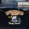 Personalized Farm Truck Lettering Vinyl Sticker 10297