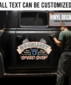 Personalized Piston V8 Sticker 11668