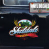 Personalized Farm Truck Lettering Vinyl Sticker 10886