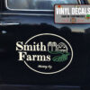 Personalized Farms Truck Lettering Vinyl Sticker 10383