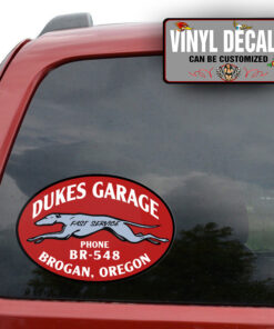 Personalized Fast Service Greyhog Sticker 11432