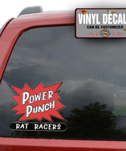Personalized Power Punch Rat Racers Sticker 10987