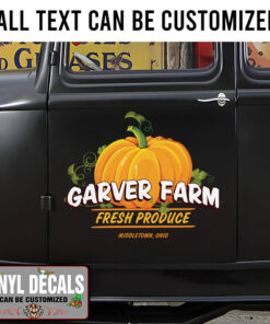 Personalized Pumkin Farm Sticker 11346