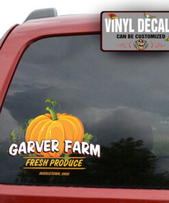 Personalized Pumkin Farm Sticker 11346