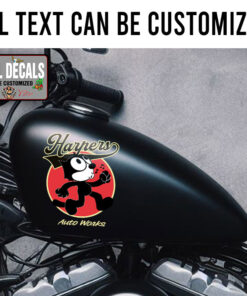 Personalized Felix Cat Lettering Sticker 11883