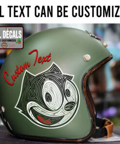 Personalized Felix Pinstriping Motorcycle Helmet Sticker 11816