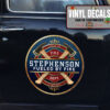 Personalized Firefighter Brotherhood Sticker 11735