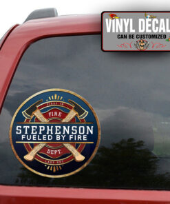 Personalized Firefighter Brotherhood Sticker 11735