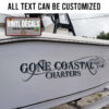 Personalized Fish Bone Sticker 11684