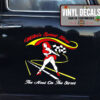 Personalized Racing Girl Hot Rod Shop Lettering Vinyl Sticker 10460