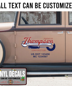 Personalized Fixing Garage Usdot Sticker 11074