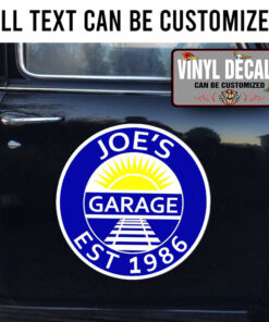 Personalized Railroad Logo Sticker 11392