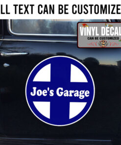 Personalized Railroad Logo Sticker 11393