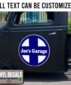 Personalized Railroad Logo Sticker 11393