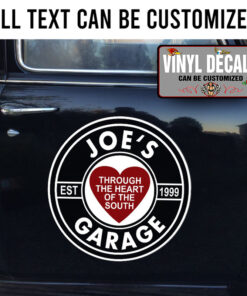 Personalized Railroad Logo Sticker 11394