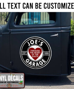 Personalized Railroad Logo Sticker 11394