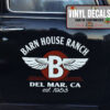 Personalized Ranch Lettering Sticker 11327