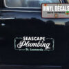 Personalized Floral Plumbing Sticker 12081