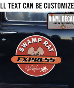 Personalized Rat Express Vinyl Sticker 10527