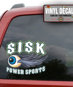 Personalized Flying Eye Ball Power Sport Sticker 11415