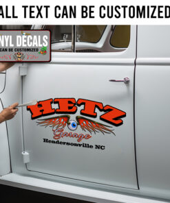 Personalized Flying Eyeball Lettering Sticker 11638