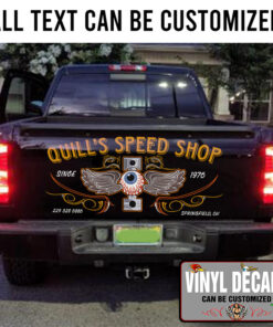 Personalized Flying Eyeball Pinstriping Truck Tailgate Decals 11132