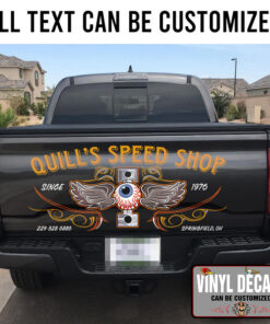 Personalized Flying Eyeball Pinstriping Truck Tailgate Decals 11132