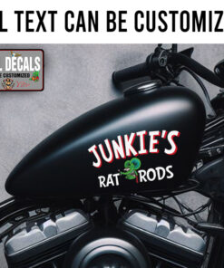Personalized Rat Fink Edroth Junkie's Rat Rods Sticker 11861