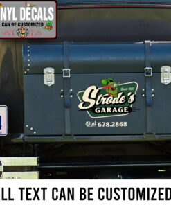 Personalized Rat Fink Garage Door Art Sticker 11262