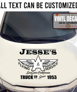 Personalized Flying Service Trucking Sticker 11019