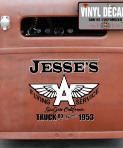 Personalized Flying Service Trucking Sticker 11019