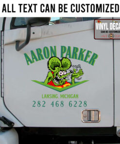Personalized Rat Fink Garage Retro Sticker 11164