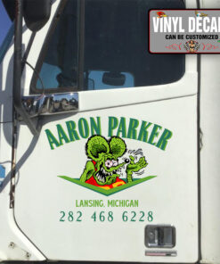 Personalized Rat Fink Garage Retro Sticker 11164