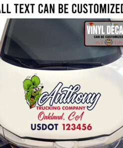 Personalized Rat Fink Garage Sticker 11160