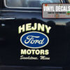 Personalized Ford Motors Lettering Sticker 11533
