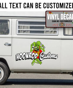 Personalized Rat Fink Garage Sticker 11642